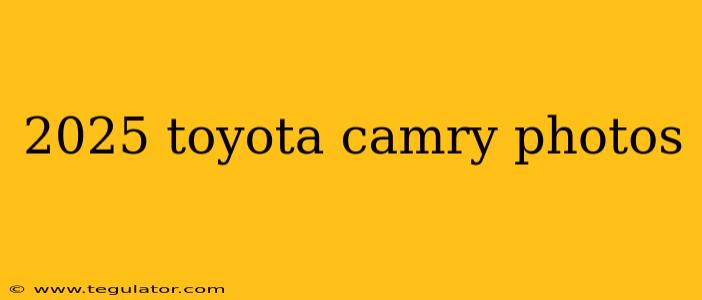 2025 toyota camry photos